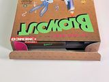 a box with a cartoon character on it on a table