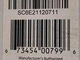 a close up of a barcode on the back of a cell phone