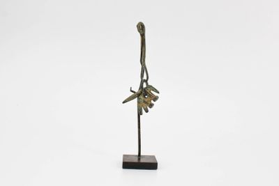 Pendentif zoomorphe Bronze à patine verte