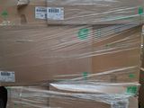 a pallet full of boxes with plastic wrap on it