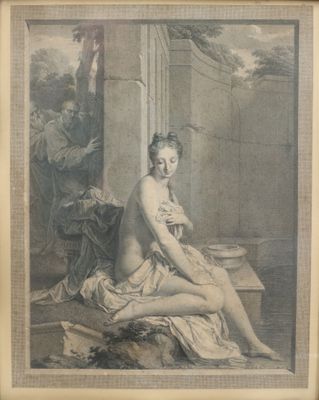 an old picture of a woman sitting on the ground with her legs crossed