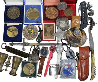a lot of items that are sitting on a table