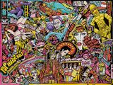 an image of a poster with a lot of stickers on it