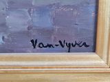 an image of a painting with the word van vuyn written on it