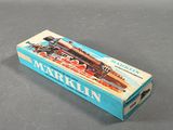 a box with a train on it sitting on a table