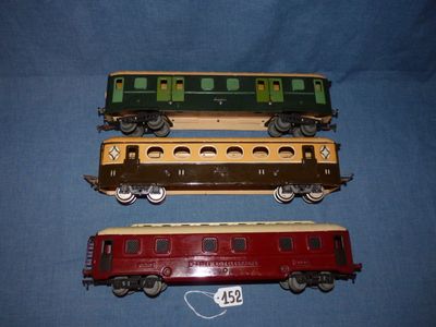 JEP O : 3 wagons en TB état : un postes et télégraphes ref 5…