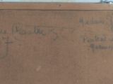 une photo d'un tableau accroché au mur sur lequel figurent des inscriptions