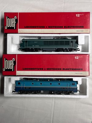 JOUEF – Ho – Lot de 2 locomotives dont BB 15005 SNCF en livrée verte à - Photo 1