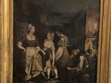 une image d'un tableau sur le mur d'une pièce
