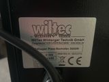 a close up of a label on a computer monitor