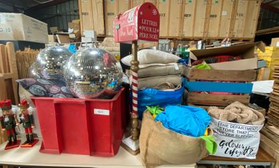a lot of items that are sitting on a table