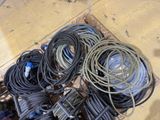 a pile of wires and wires on the floor