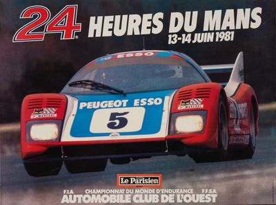 une image représentant un magazine sur lequel figure la photo d'une voiture de course