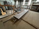 a large room with a lot of different types of wood