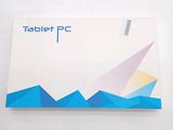 the tablet pc box is open and ready to be used
