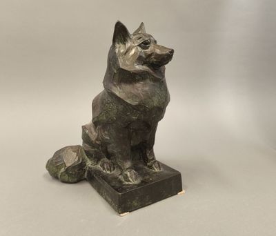 Claudie Frédérique KORTHALS (née en 1913). Spitz au loulou d…