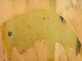 a painting of a giraffe on the side of a building