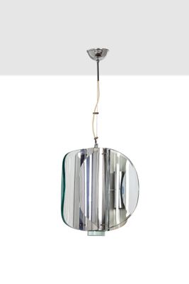 ATTRIBUÉ À FONTANA ARTE Suspension, circa 1960.