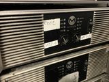 many different types of electronic equipment stacked on top of each other