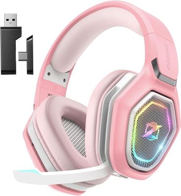 2284/ Casque Gaming sans fil - OZEINO - OW810 - Rose - …