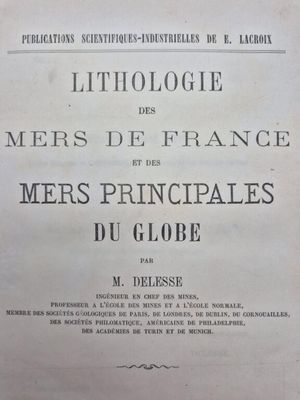 a close up of a book with a title on it