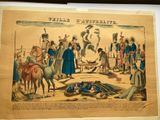 a picture of an old political cartoon of the civil war
