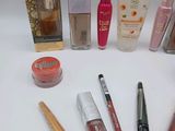many different types of cosmetics and makeup products on the table