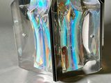 a glass object that is sitting on a table