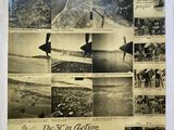 a picture of an old newspaper with a bunch of pictures on it