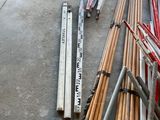 a lot of sticks that are laying on the floor