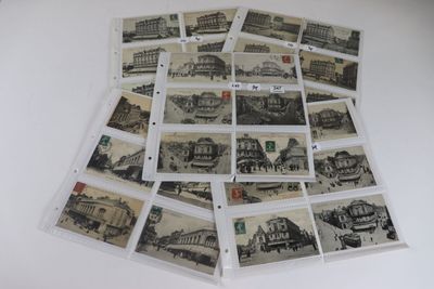 Limoges Carrefour Tourny 60 cartes (5 feuilles)