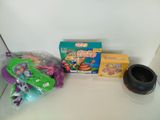 many toys that are sitting on a table
