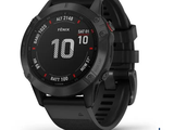 a close up of a smart watch on a white background