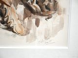 a picture of a giraffe that is in a frame
