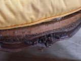 an image of a chair with a cushion on top of it