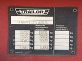 a close up of a sign on the side of a red truck