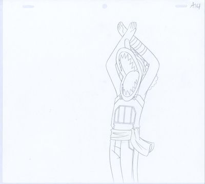 dessin représentant un homme tenant une batte de baseball en l'air