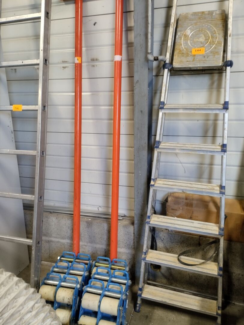 Barre de levage pour manutention avec 4 chariots