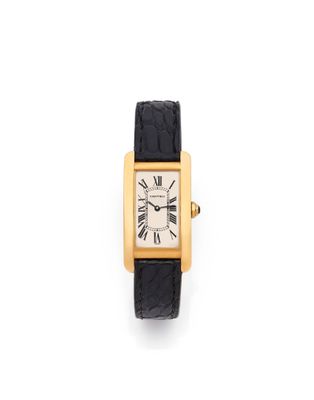 Montre-bracelet Cartier en or 18 carats à remontage manuel