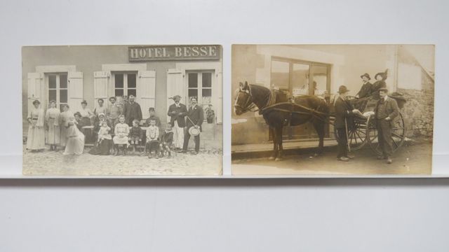 La Courtine : Lot de 2 cartes-photos. B.E.
