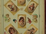 an old book with pictures of children on it