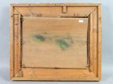 an image of a picture of a painting in a wooden frame