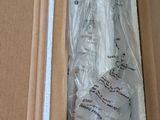 a cardboard box with a bunch of items inside of it