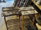 a table that has a bunch of tools on it