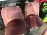 two chairs that are sitting next to each other