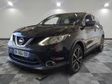 the black nissan qx sport is parked in the garage