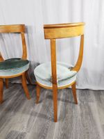 Suite de 6 chaises de salle à manger en merisier, à assises … (photo 4)