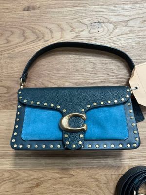 1 Sac à main noir et bleu COACH TABBY NEW YORK N°H2181921S1 …