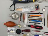 many different tools and tools laid out on the table