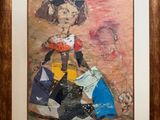 une image d'un tableau représentant une femme assise sur une chaise